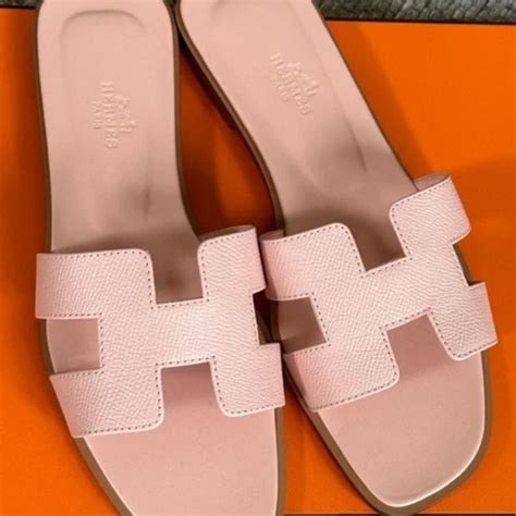 hermes blush pink belt|Hermes sandals sale.